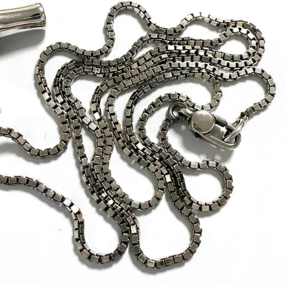 GUCCI Silver Bamboo Necklace - Picture 6 of 10